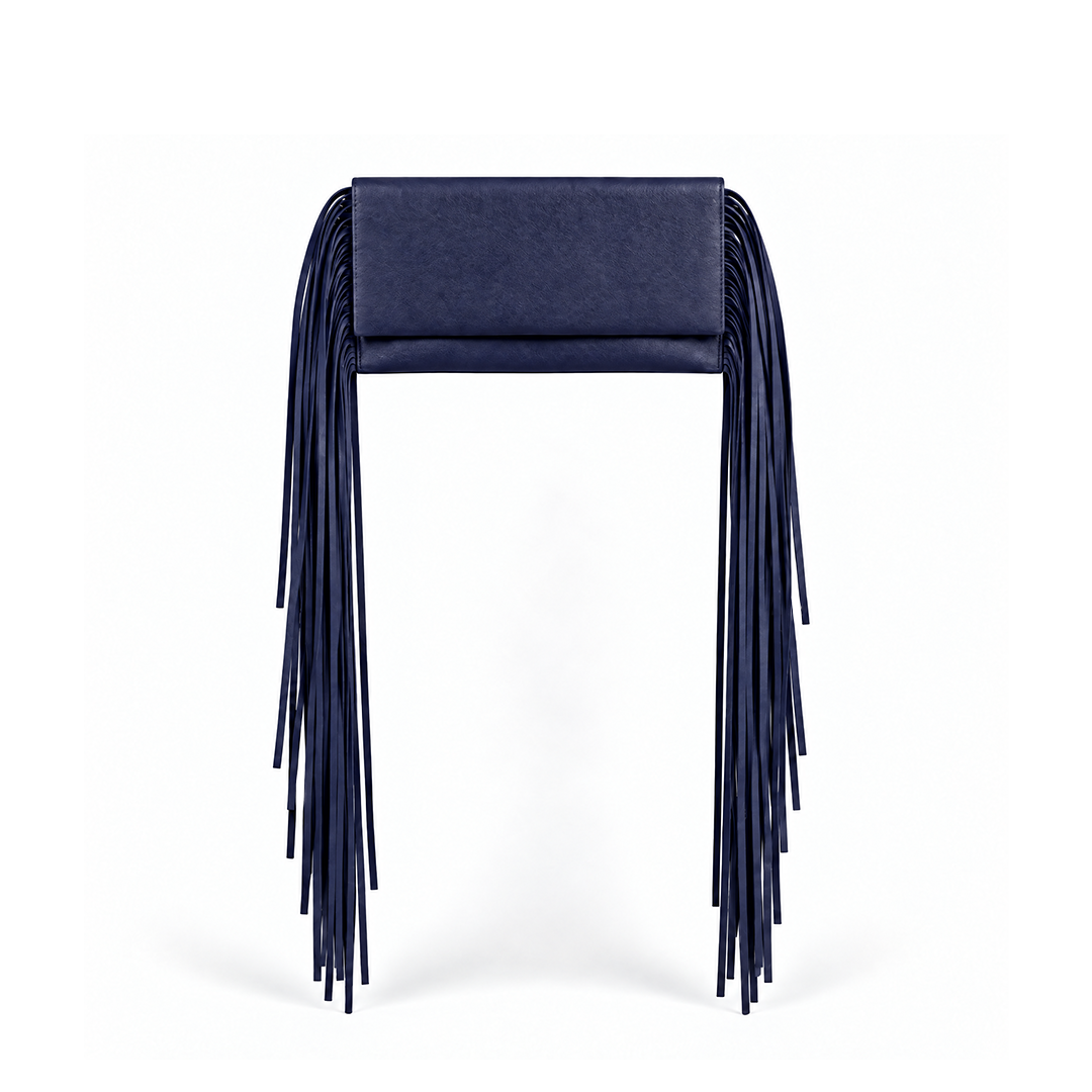 The Fringe Bag - Aquamarine Blue
