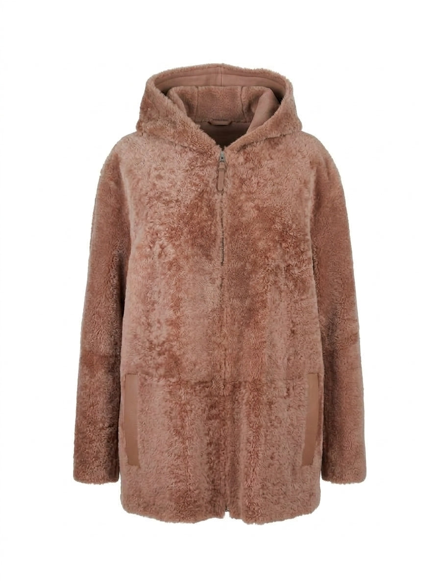Cool Berry Plush Coat