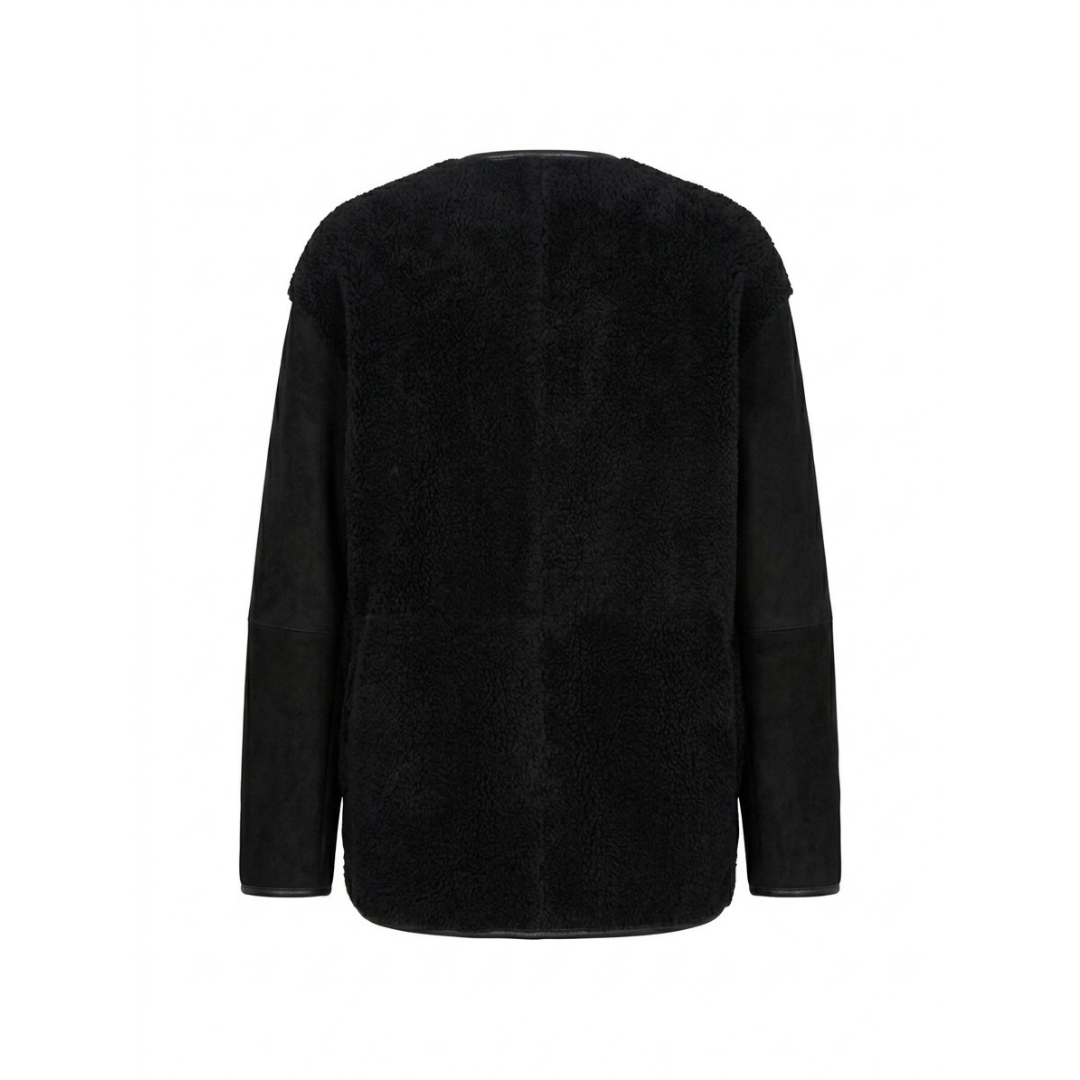 Crewneck Teddy Jacket