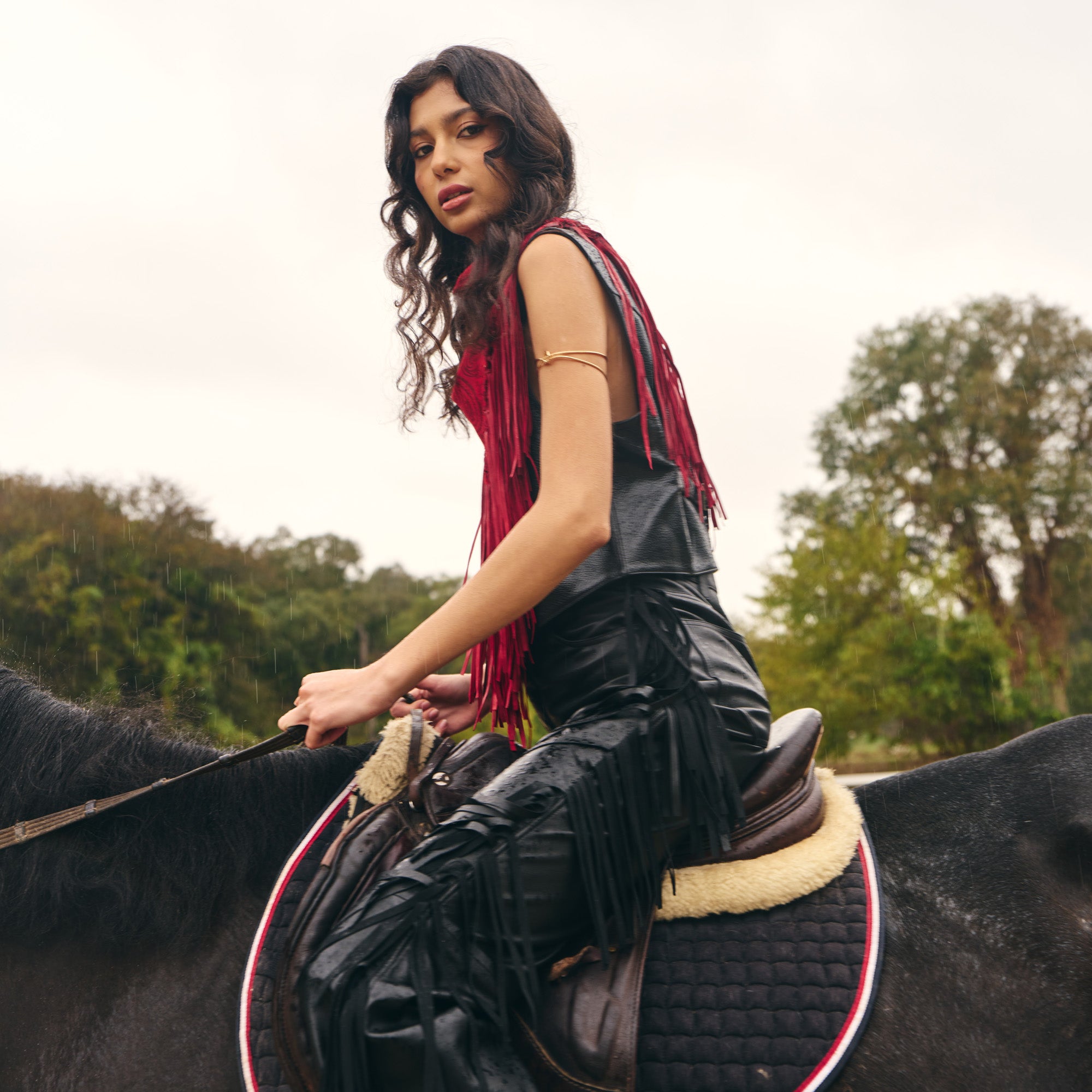 Signature Small Bandanna Scarf Red