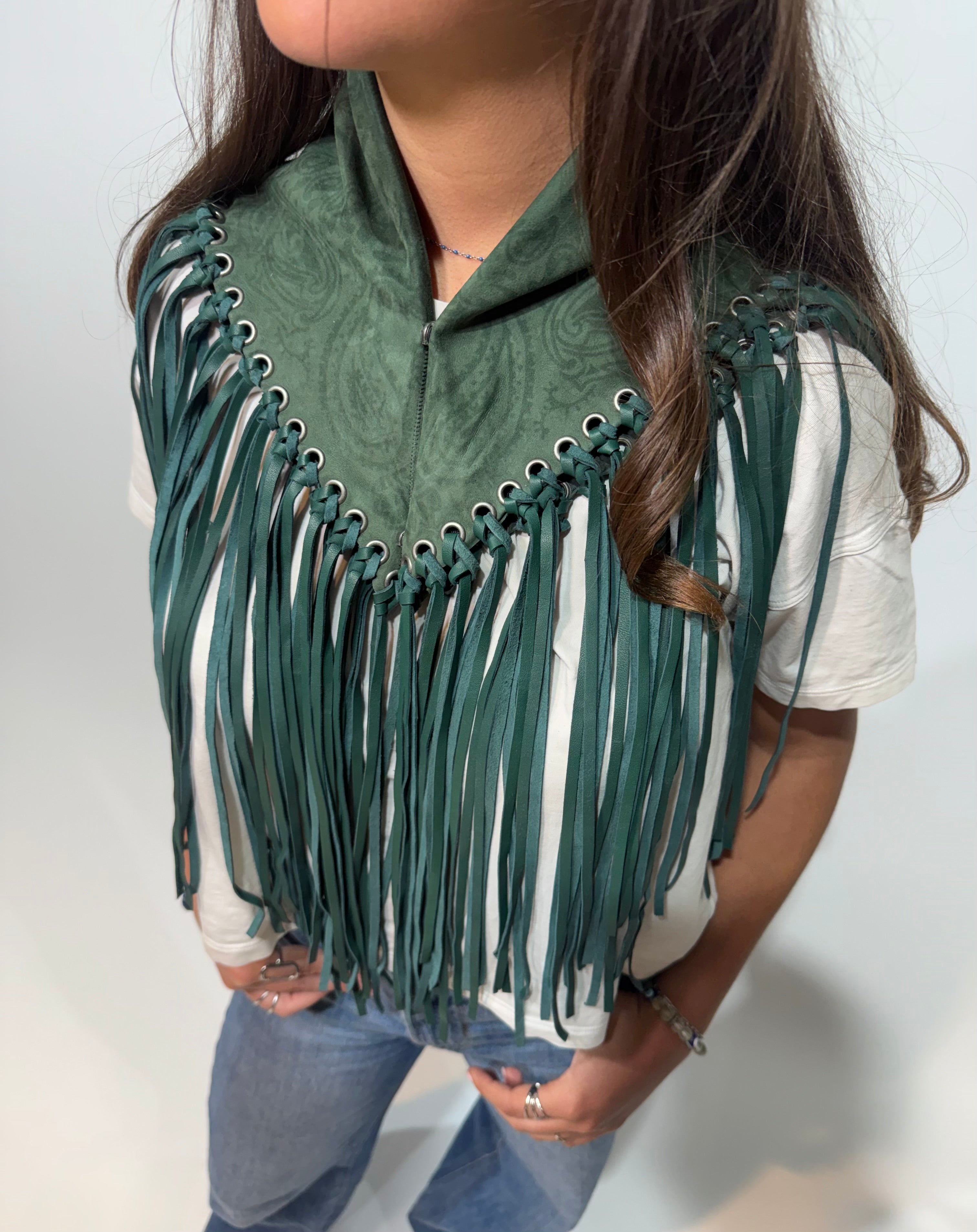 Signature Small Bandanna Scarf Green