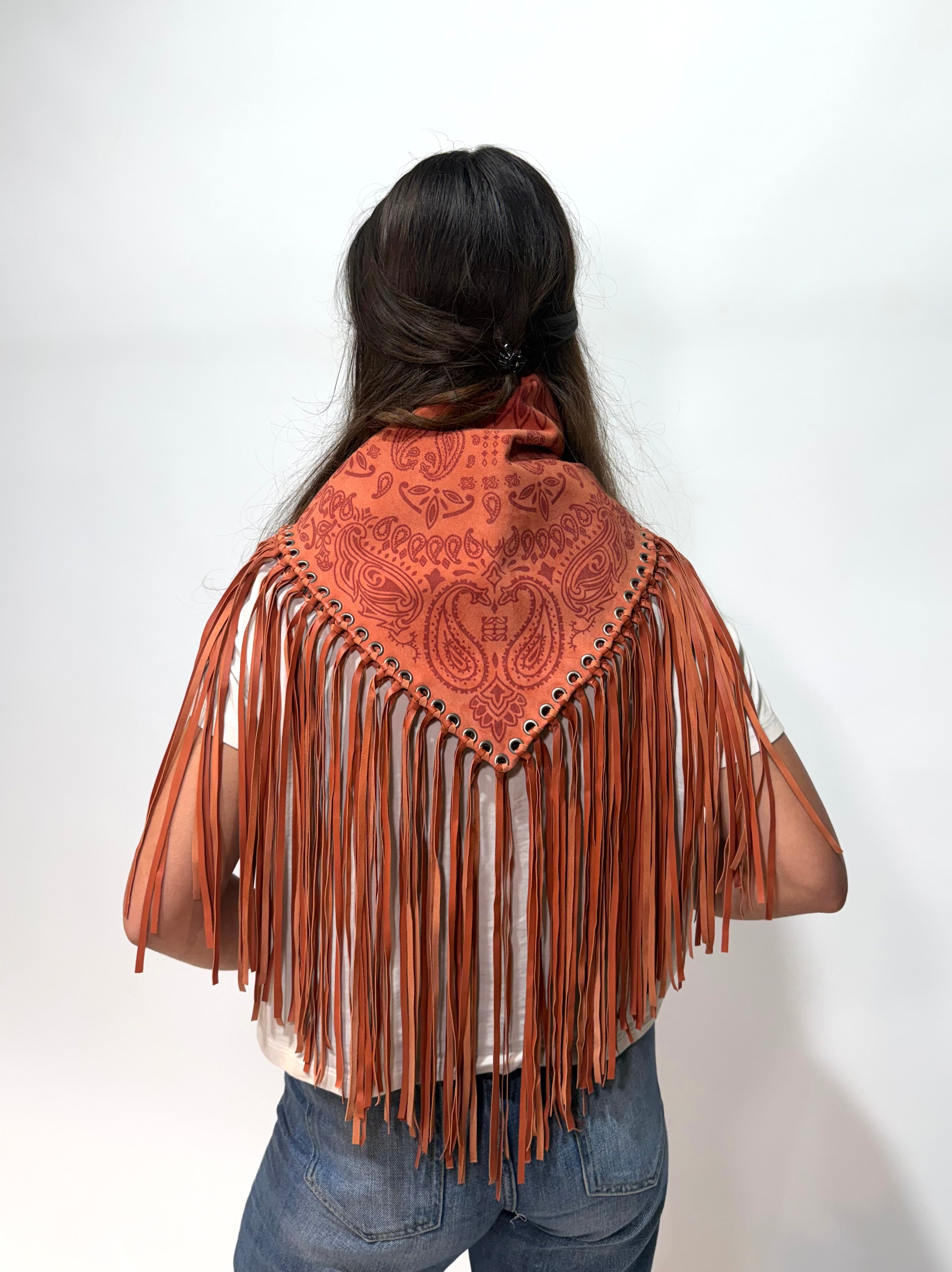 Signature Small Bandanna Scarf Coral