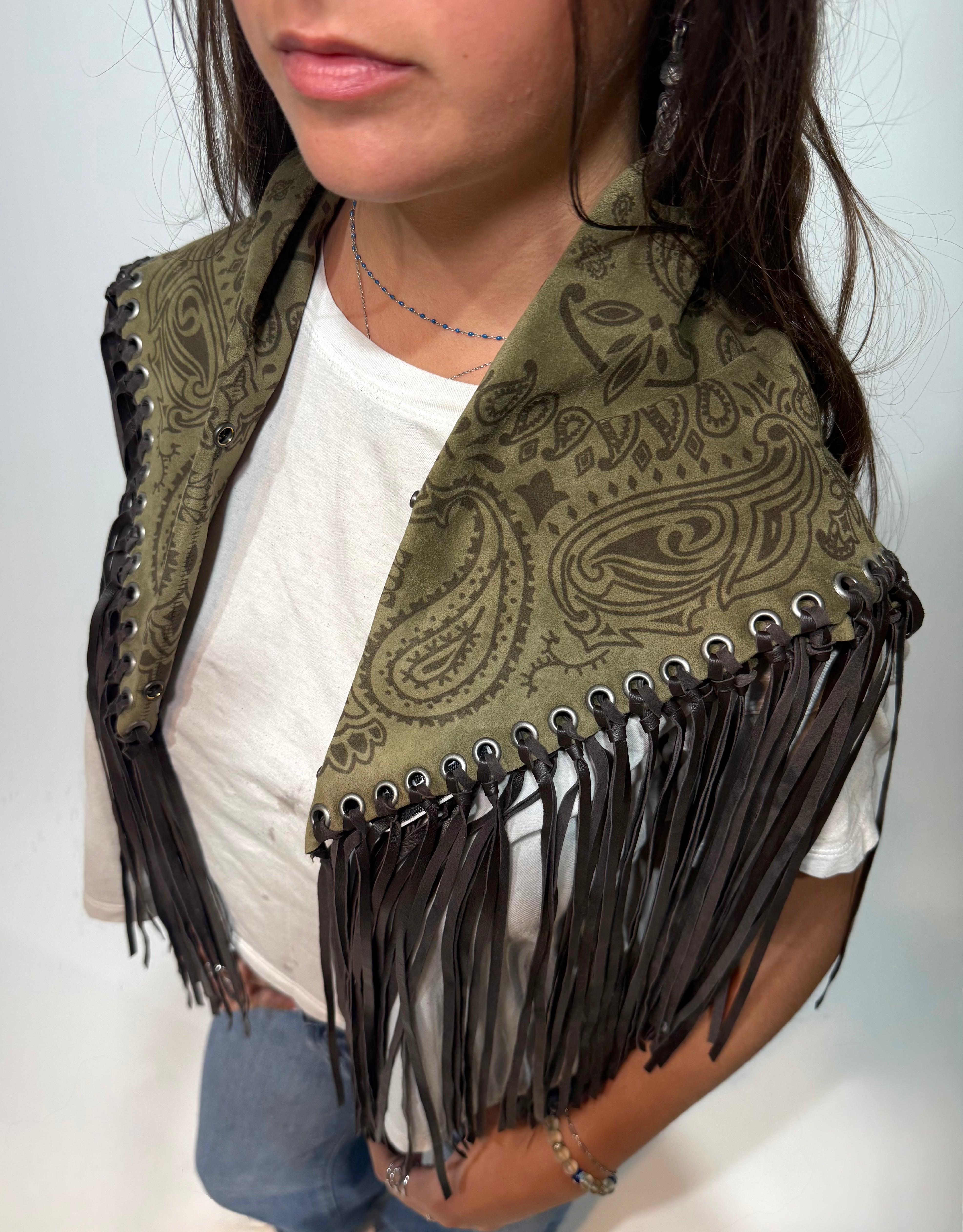 Signature Large Bandanna Scarf Light Khaki