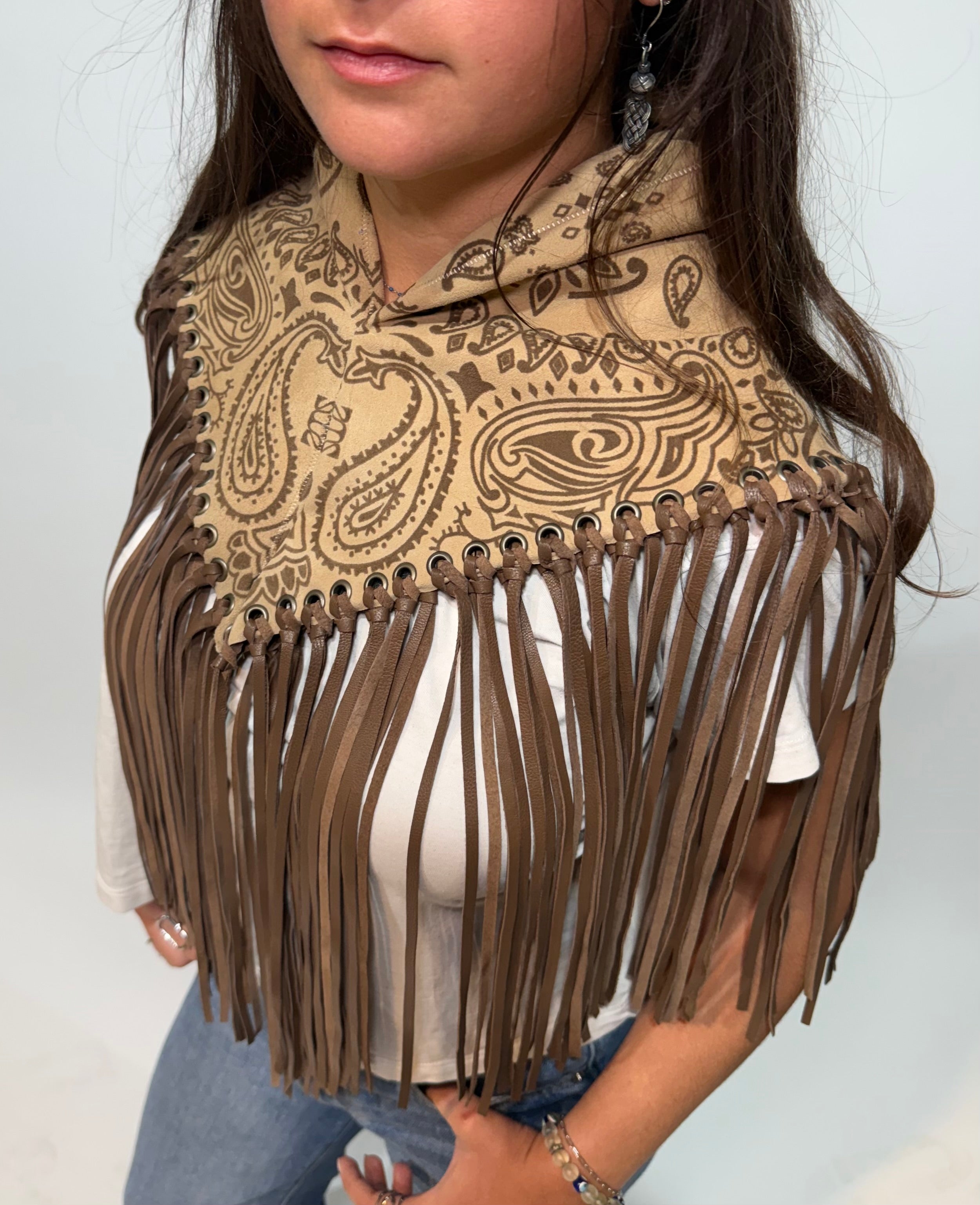 Signature Large Bandanna Scarf Latte