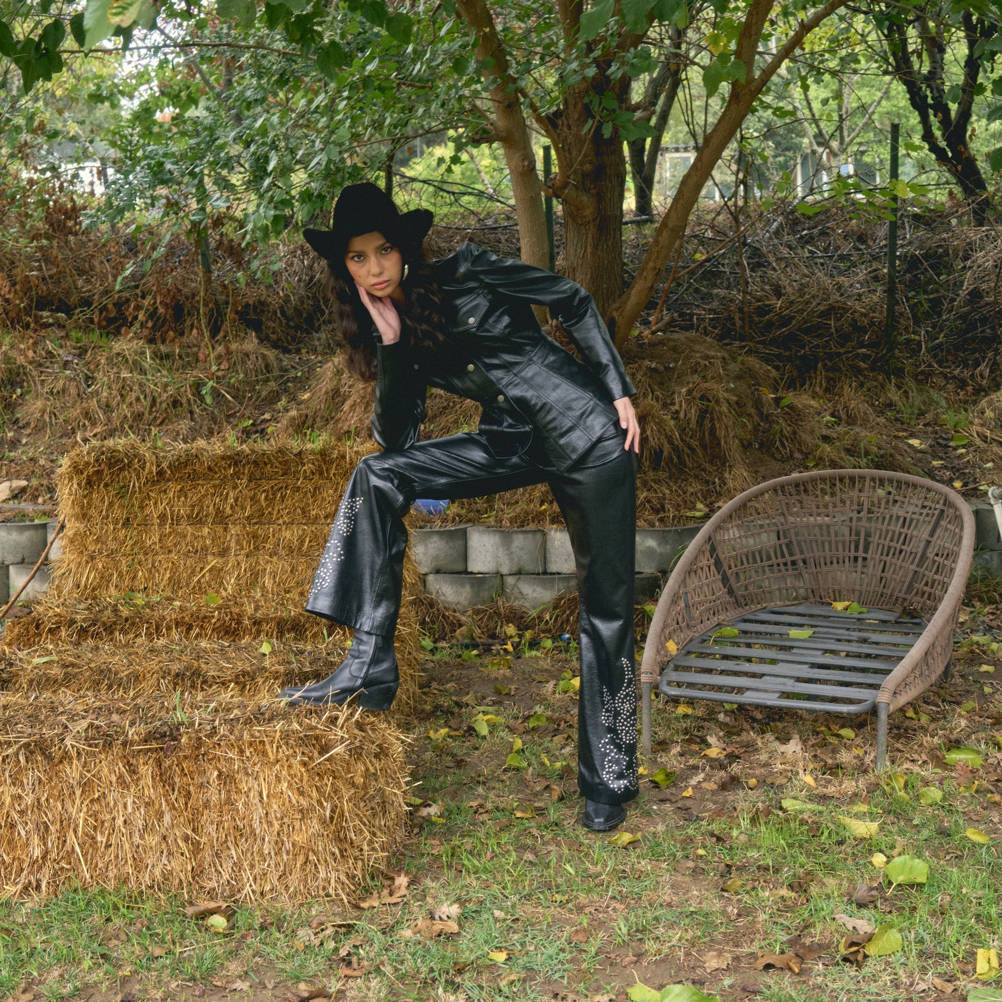 Fitted Dust Black Jacket