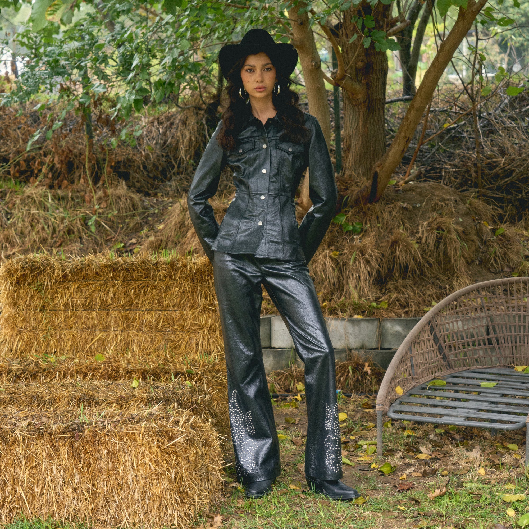 Fitted Dust Black Jacket