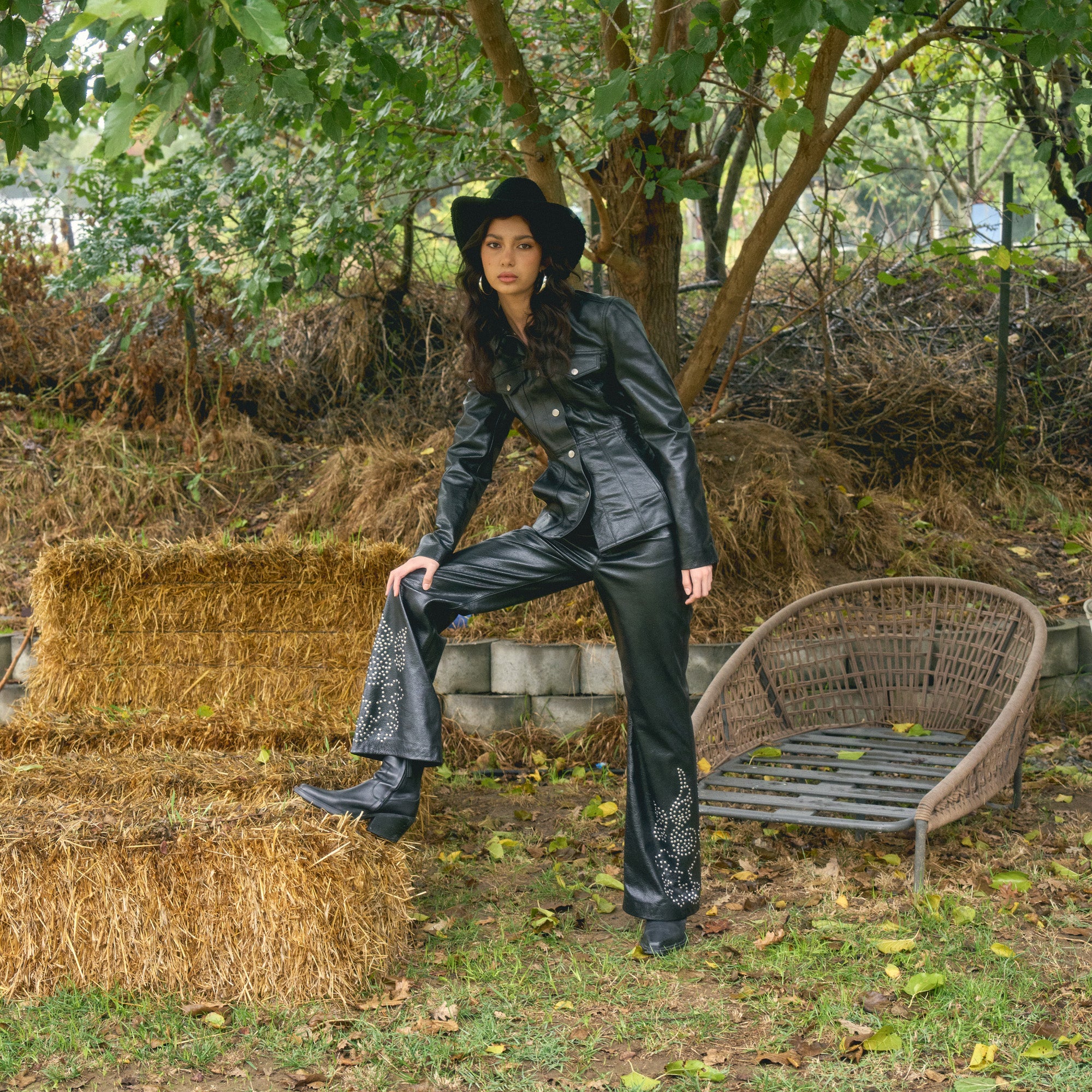 Fitted Dust Black Jacket