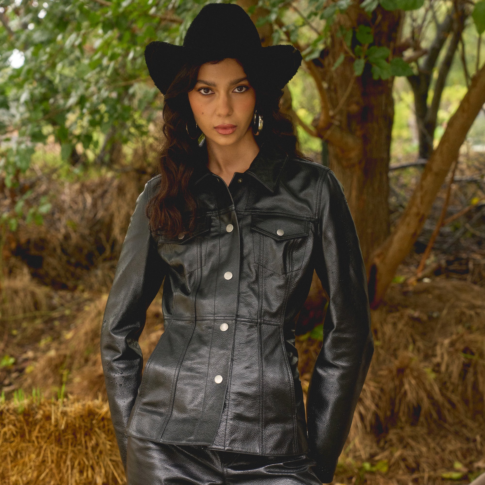 Fitted Dust Black Jacket