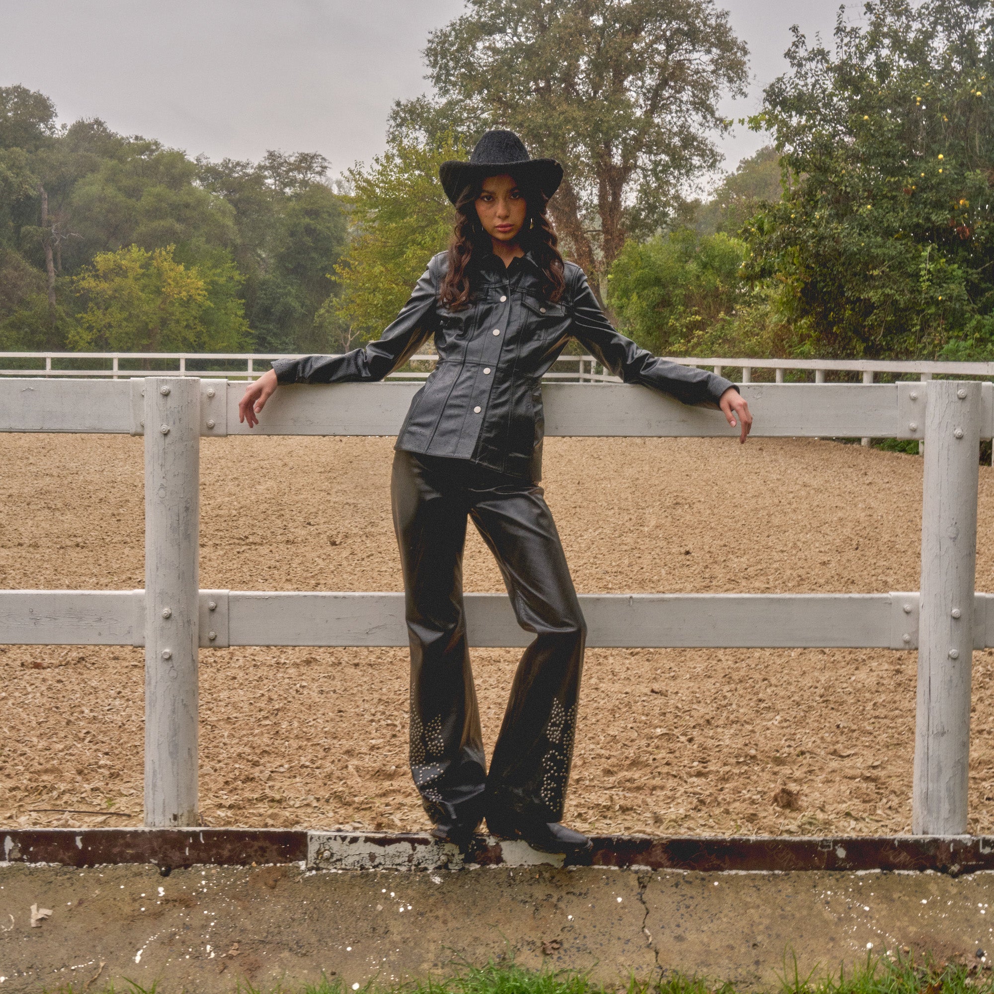 Fitted Dust Black Jacket