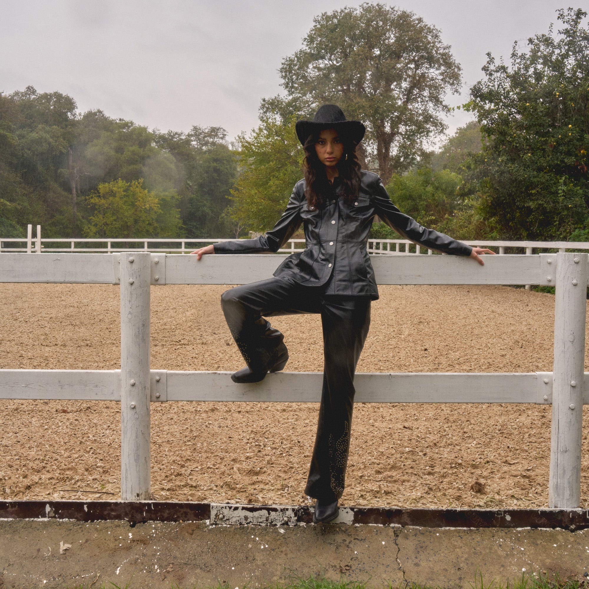 Fitted Dust Black Jacket