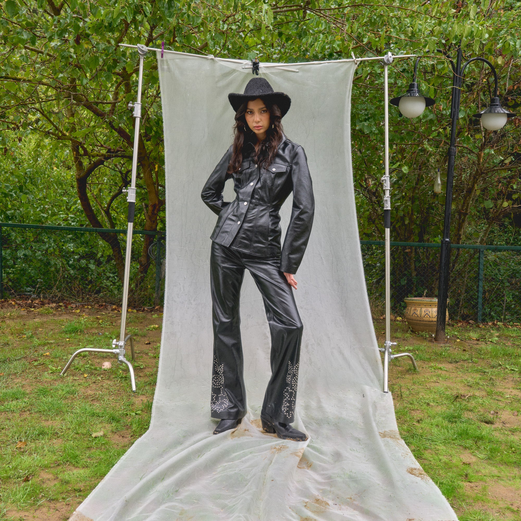 Fitted Dust Black Jacket