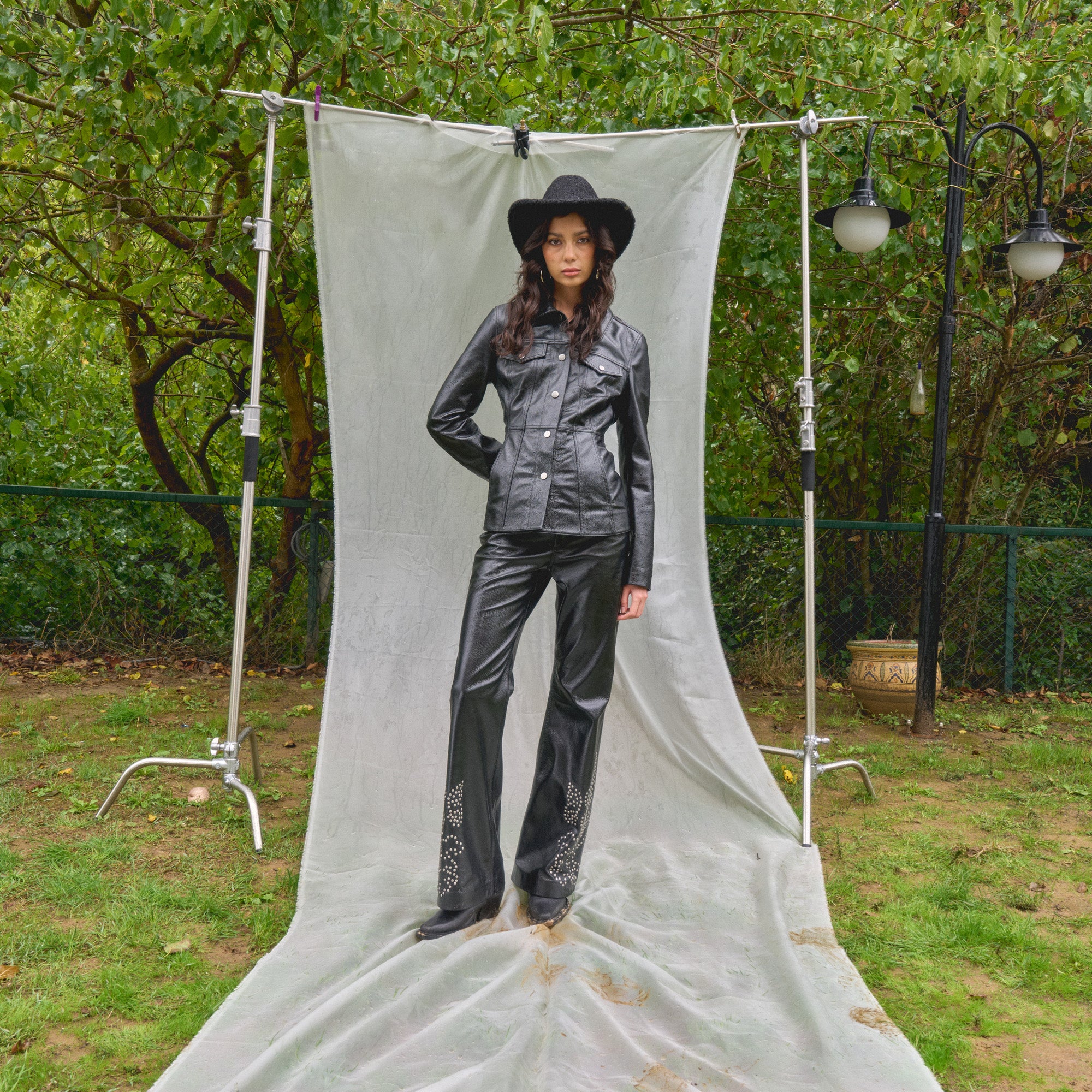 Fitted Dust Black Jacket