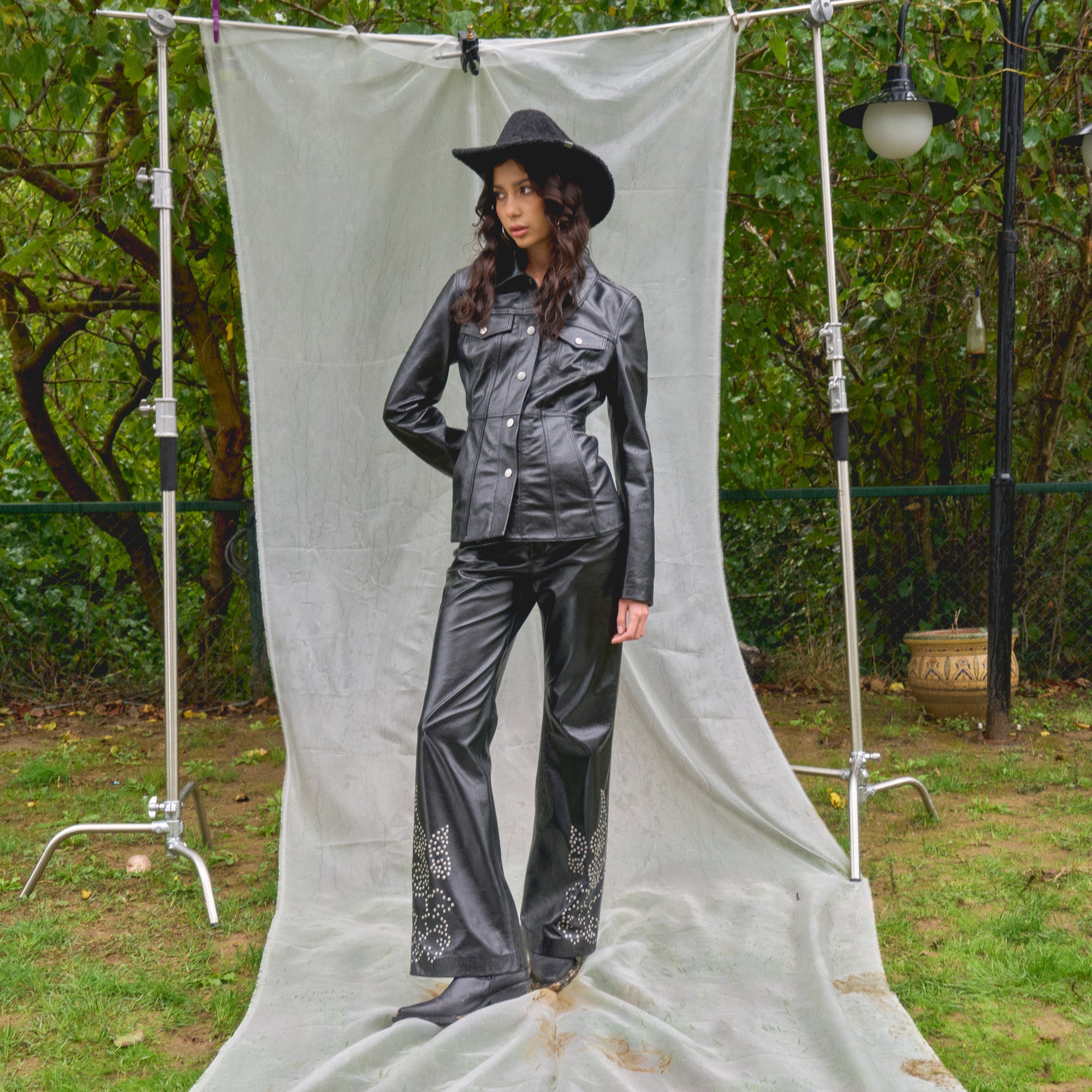 Fitted Dust Black Jacket