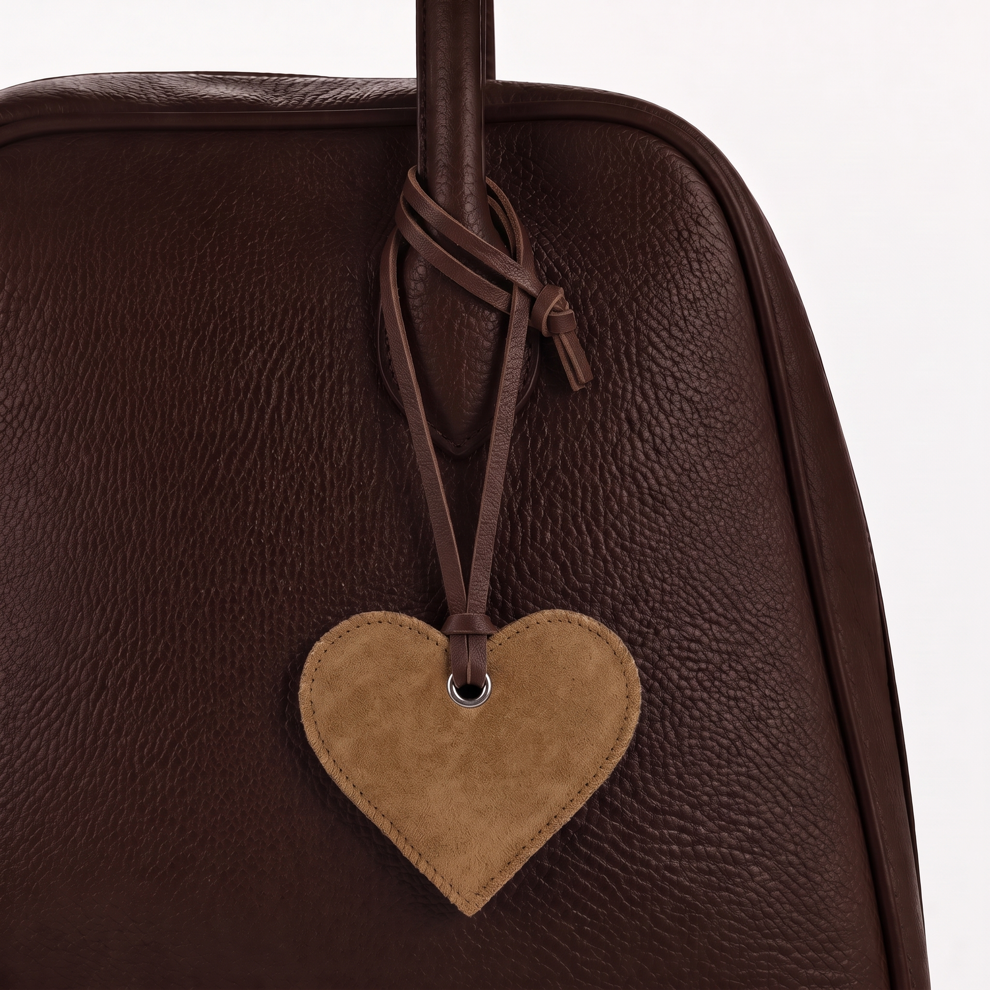 Signature Heart Charms Brown