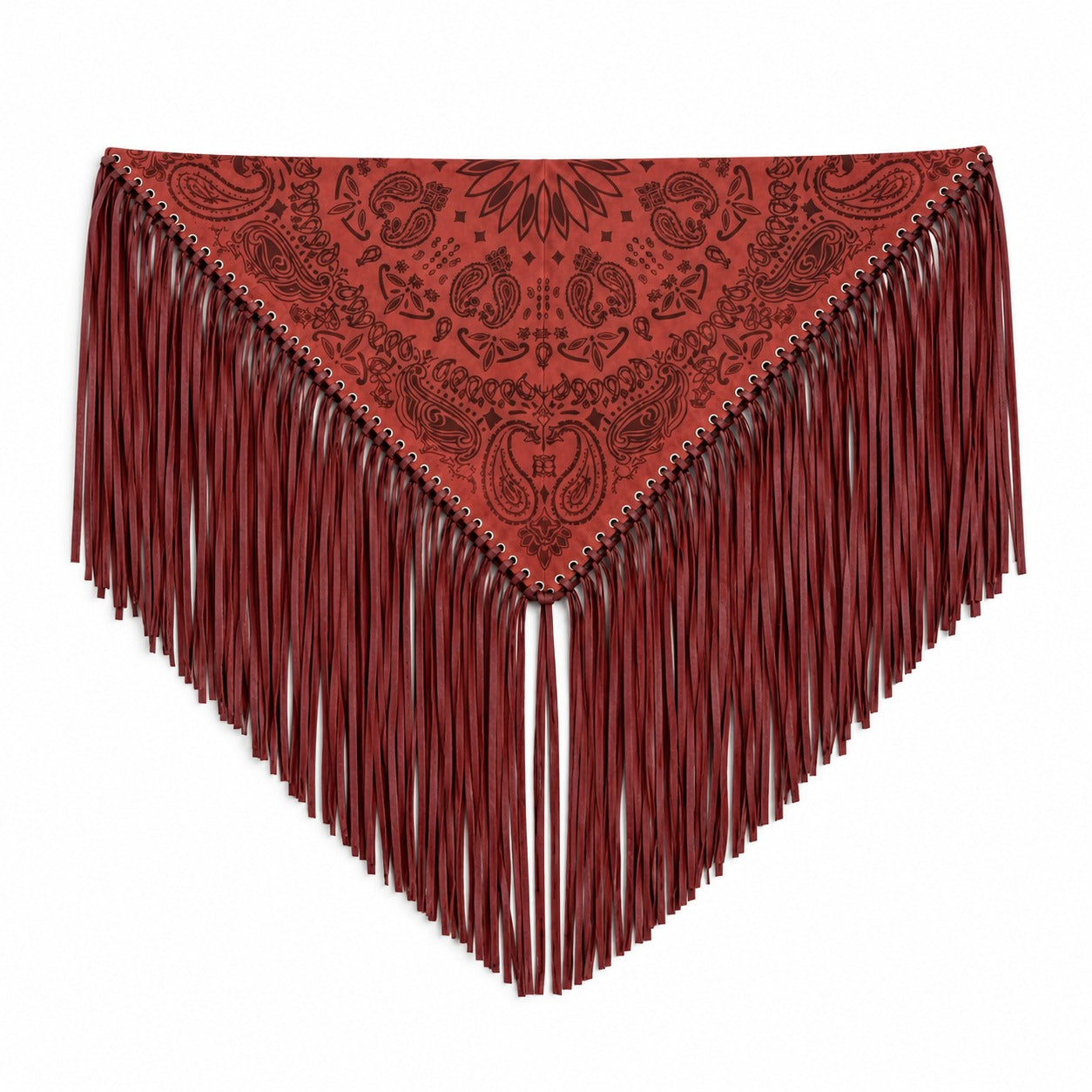 Signature Large Bandanna Scarf Terracota