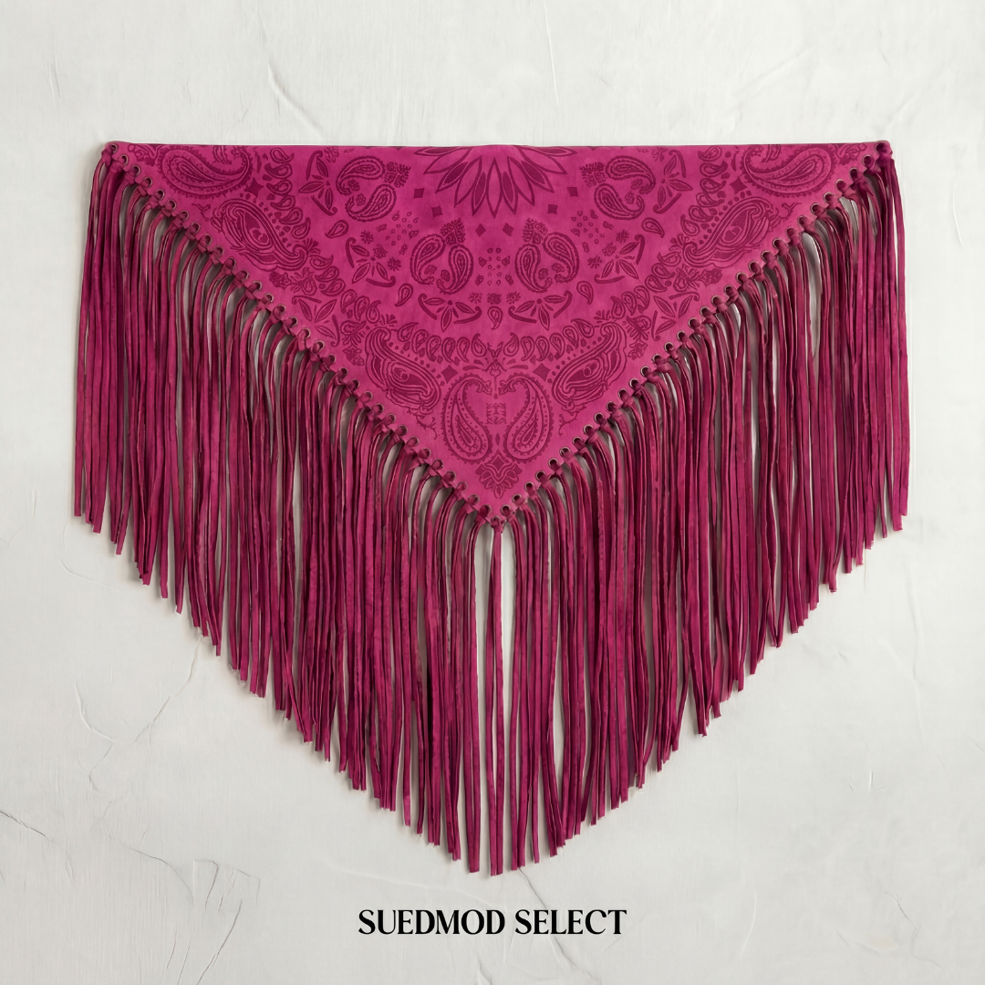 Signature Small Bandanna Scarf Fushia