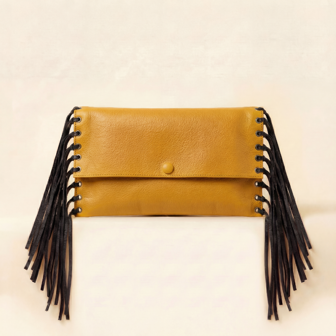 Signature Mustard Tassle Bag