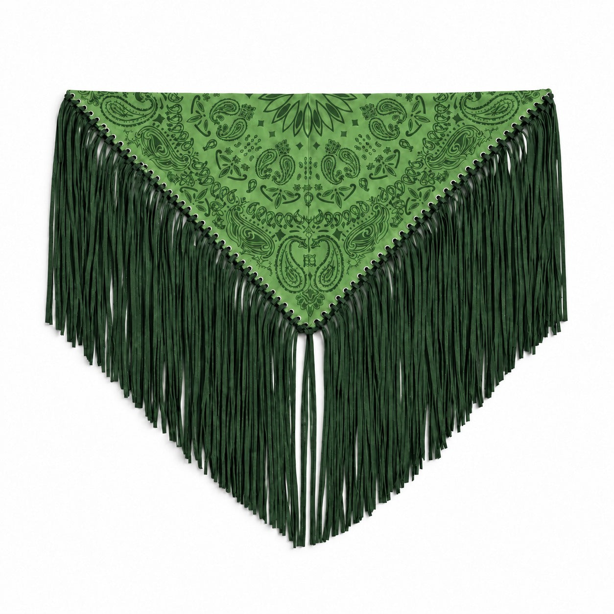 Signature Small Bandanna Scarf Lucy Green