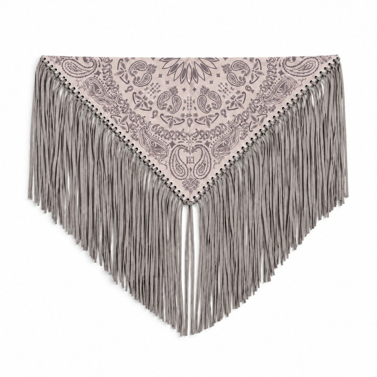 Signature Large Bandanna Scarf Cloud Grey