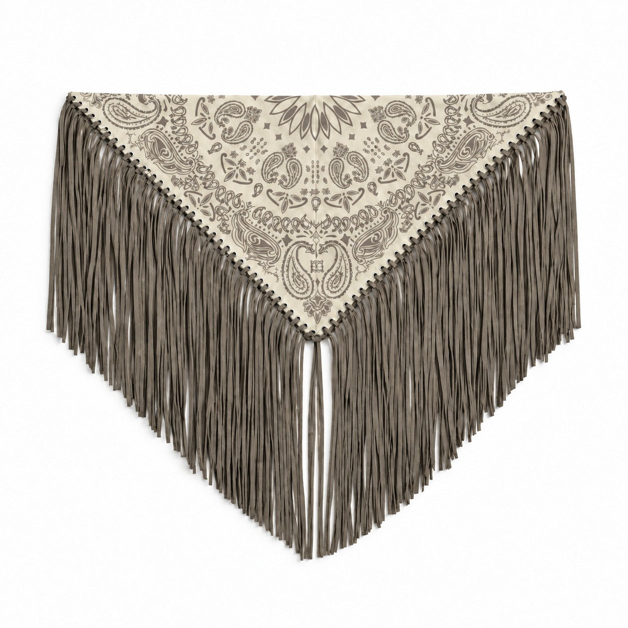 Signature Large Bandanna Scarf Sandstone Grey