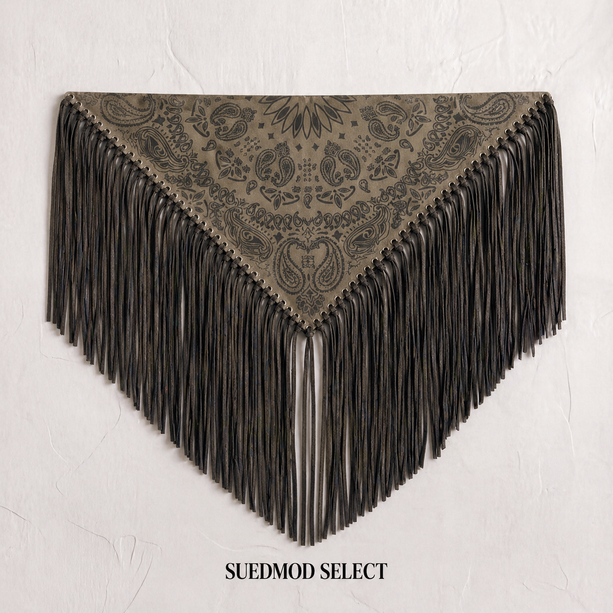 Signature Small Bandanna Scarf Wood Brown