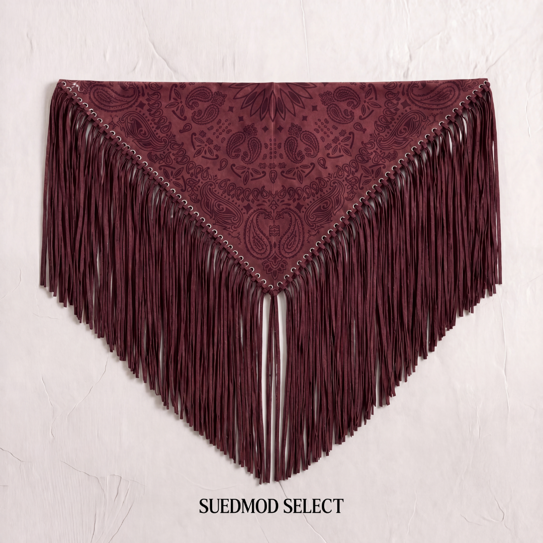 Signature Large Bandanna Scarf Burgundy