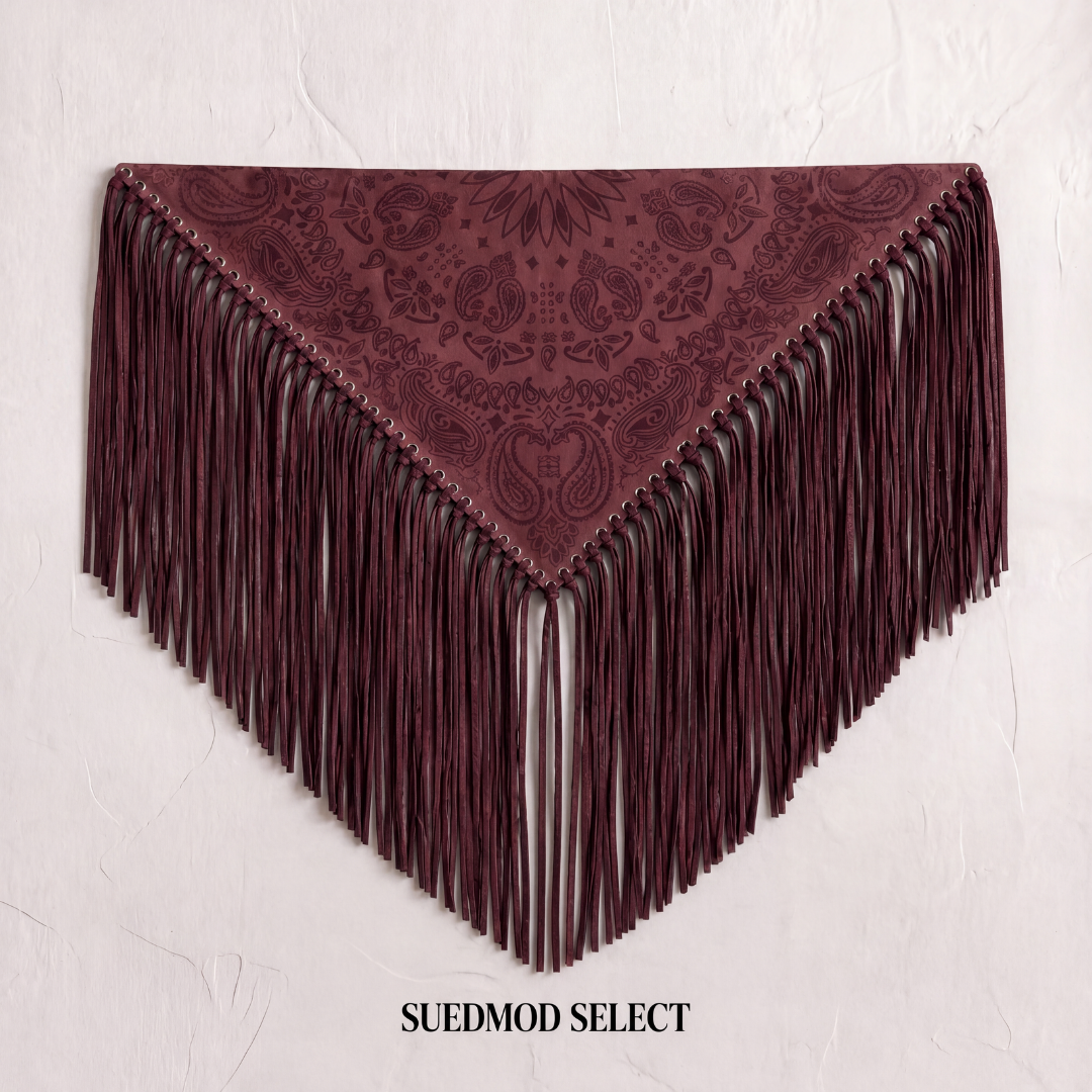 Signature Small Bandanna Scarf Burgundy
