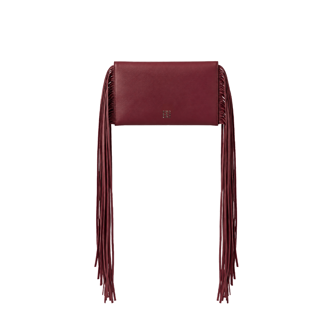 The Fringe Bag - Crimson