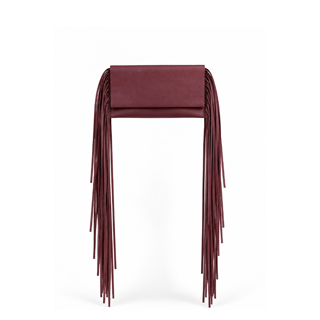 The Fringe Bag - Crimson