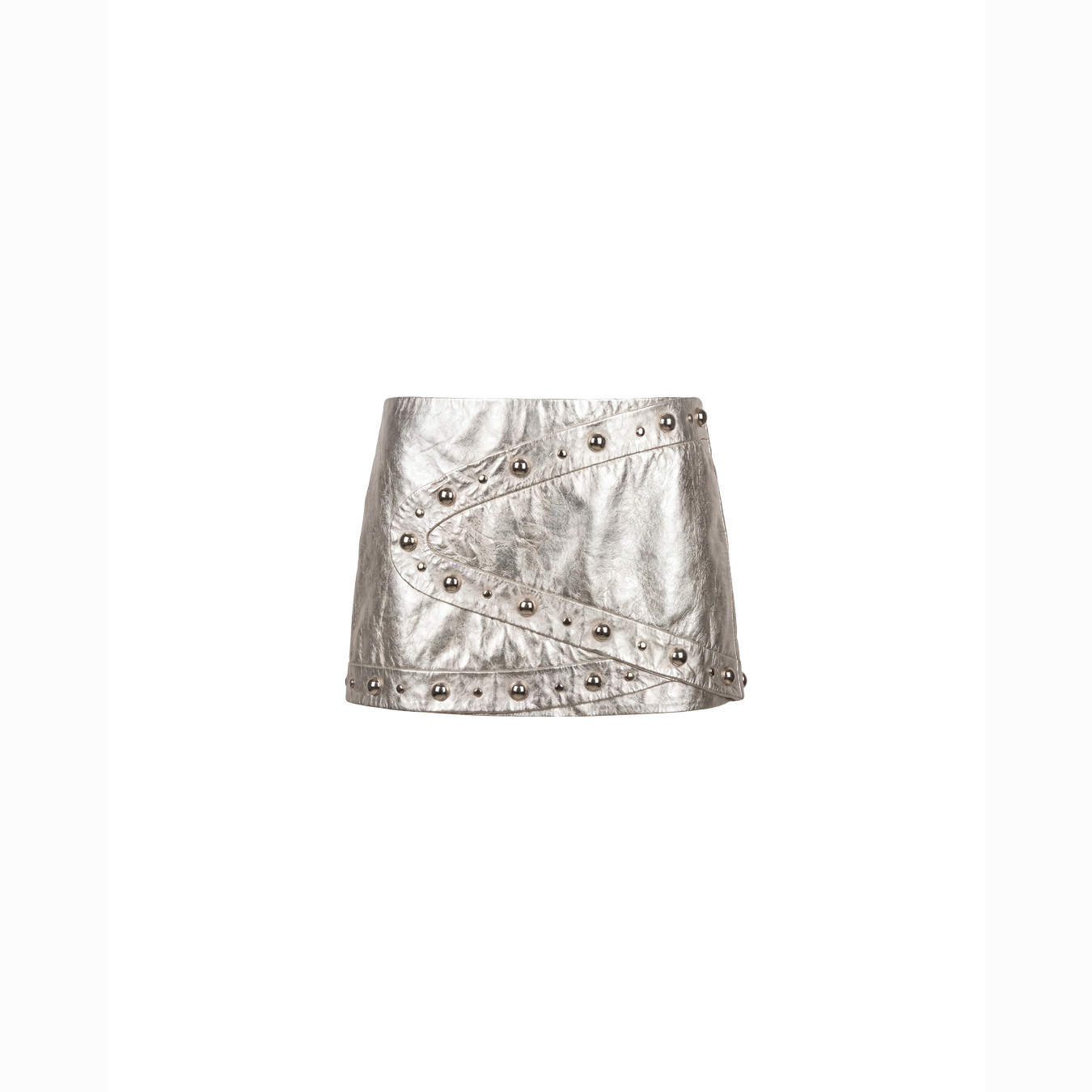 Disco Leather Skirt