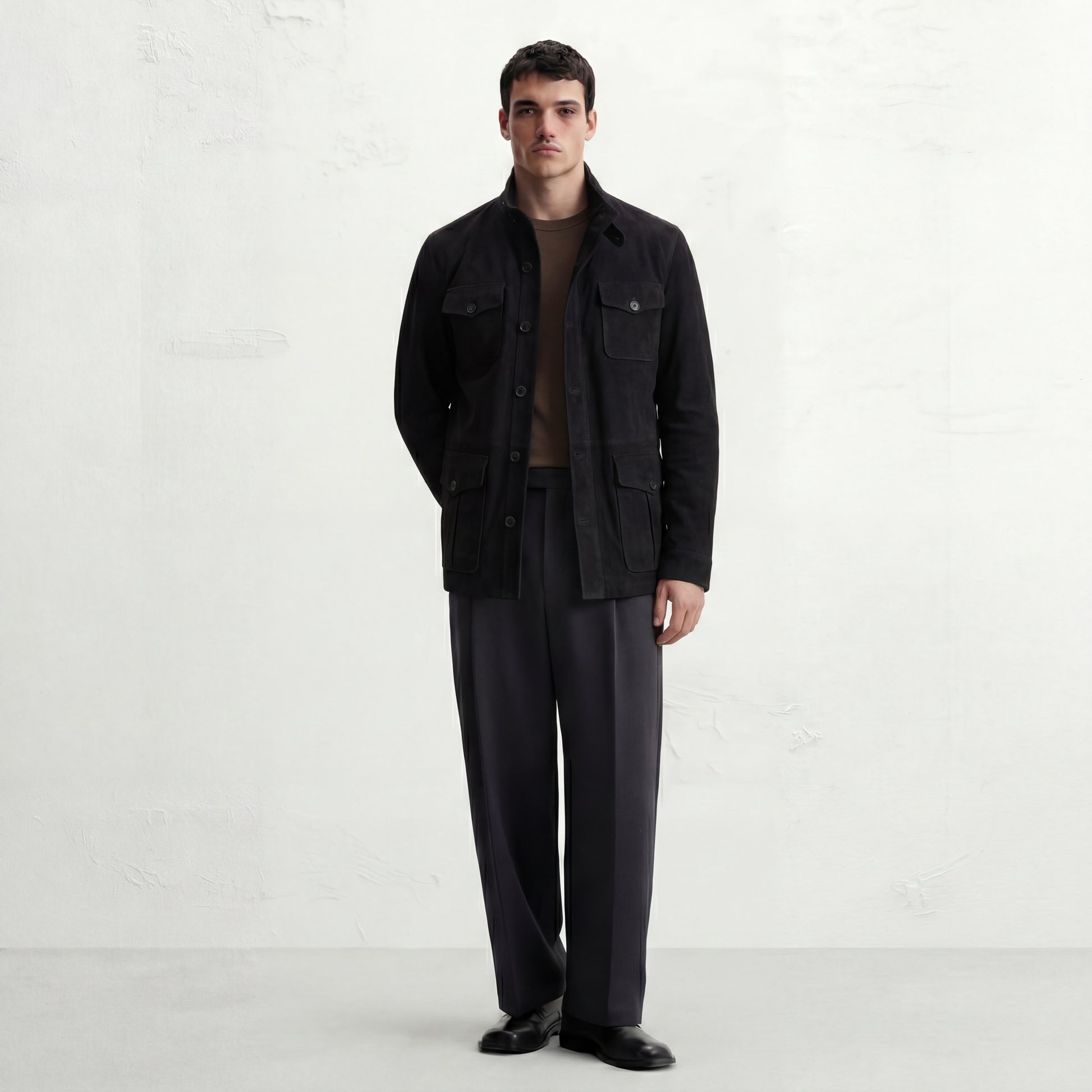 Dexter Jacket with Neck - Black