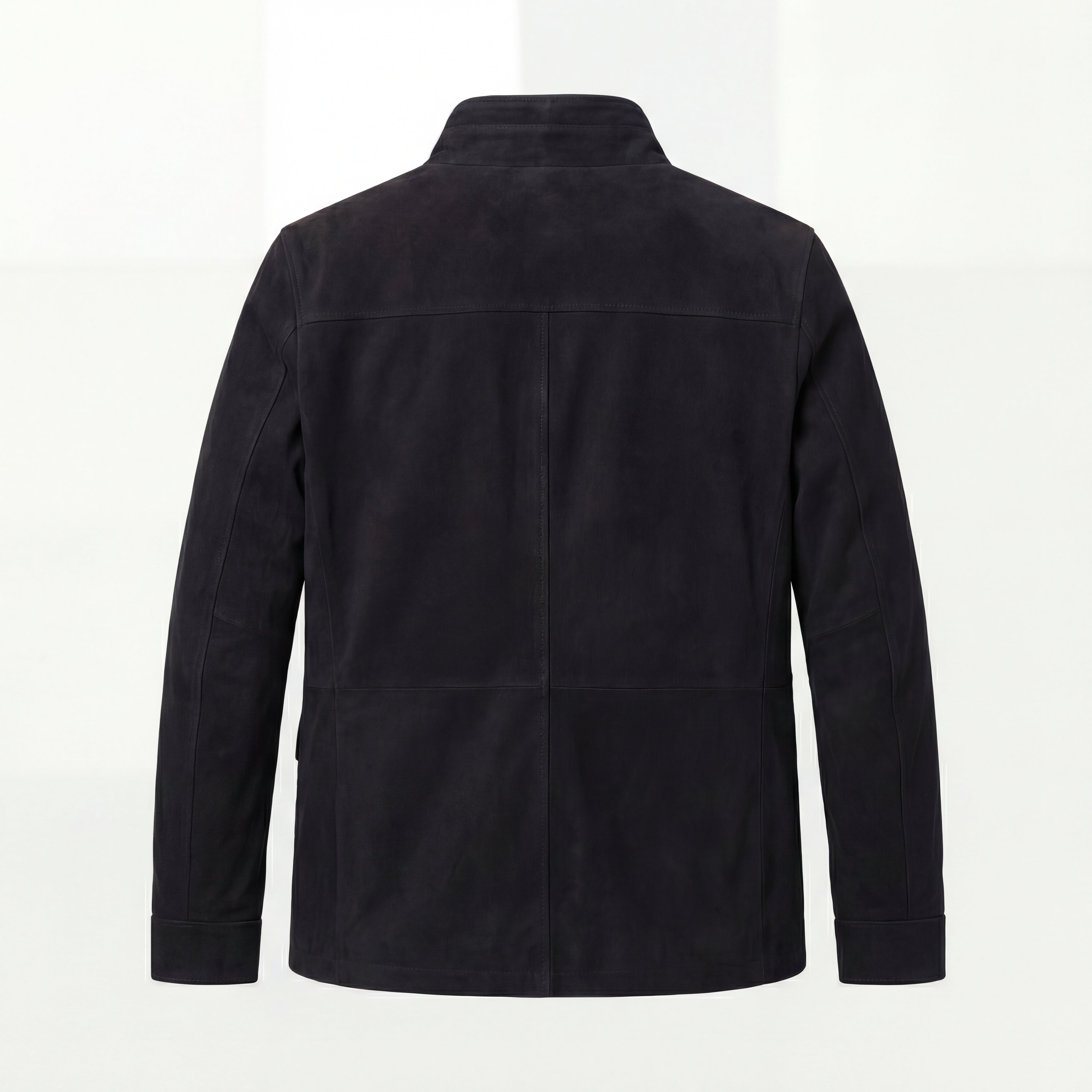 Sherlock Jacket Simple Neck - Black
