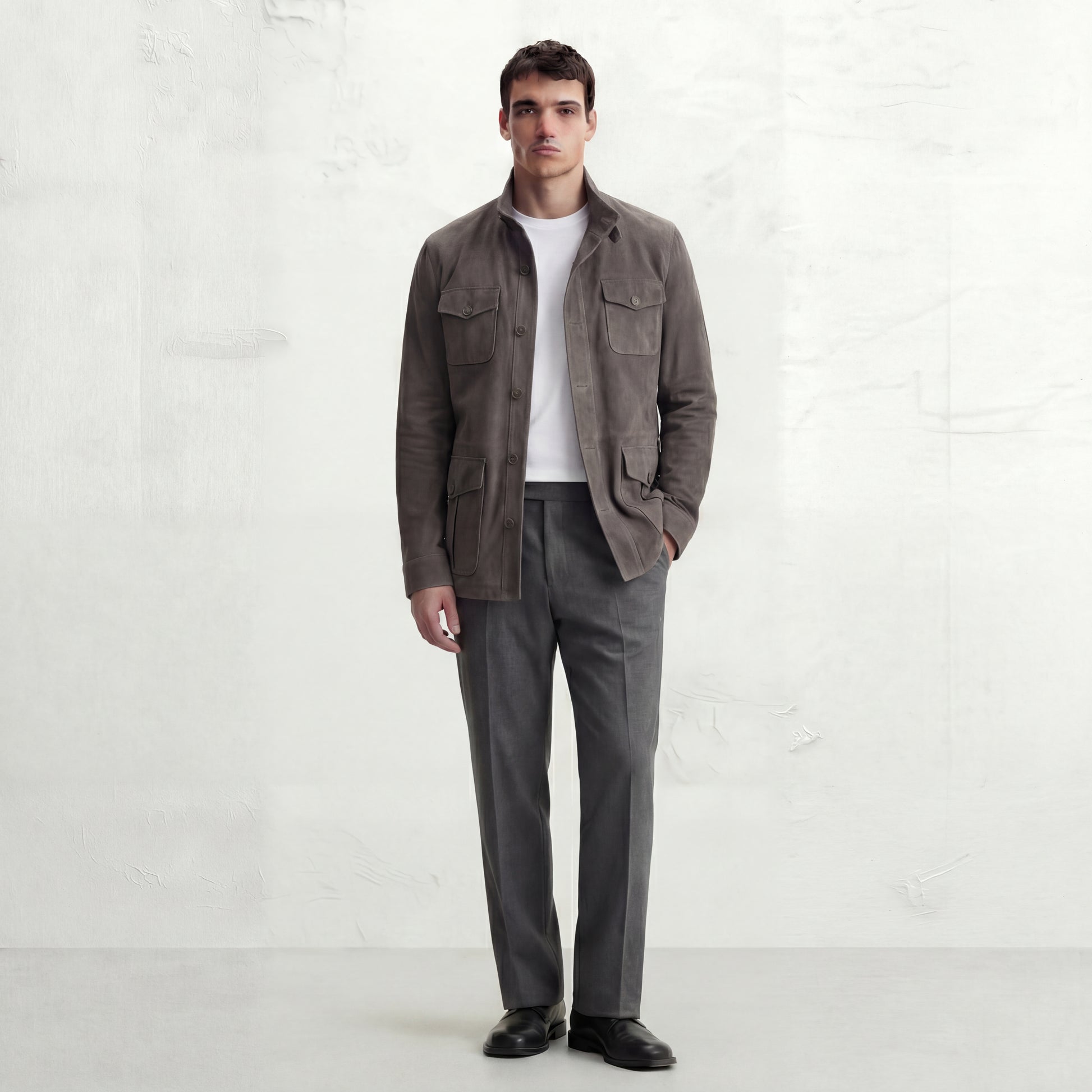 Dexter Jacket with Neck - Graphite