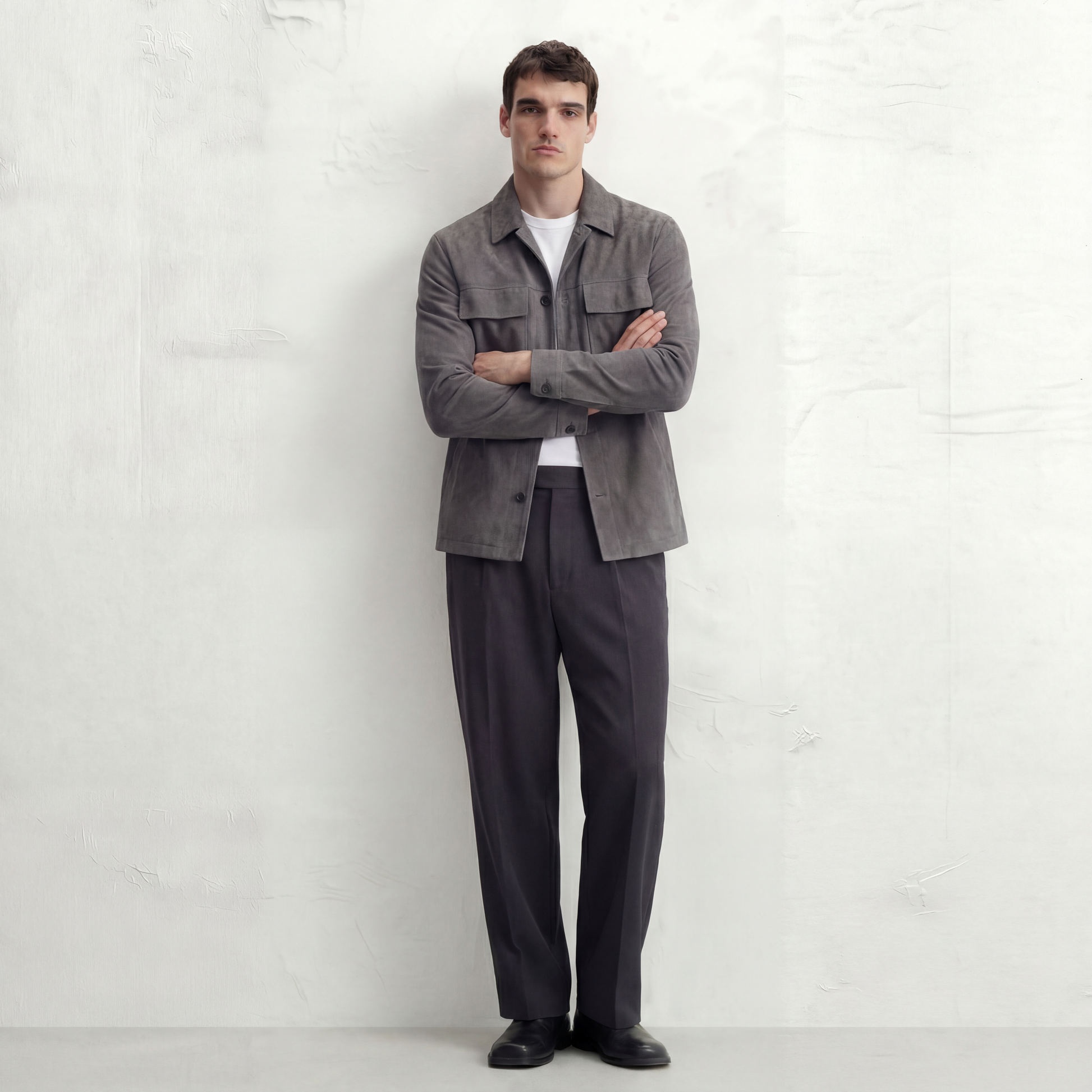 Sherlock Jacket Simple Neck - Graphite