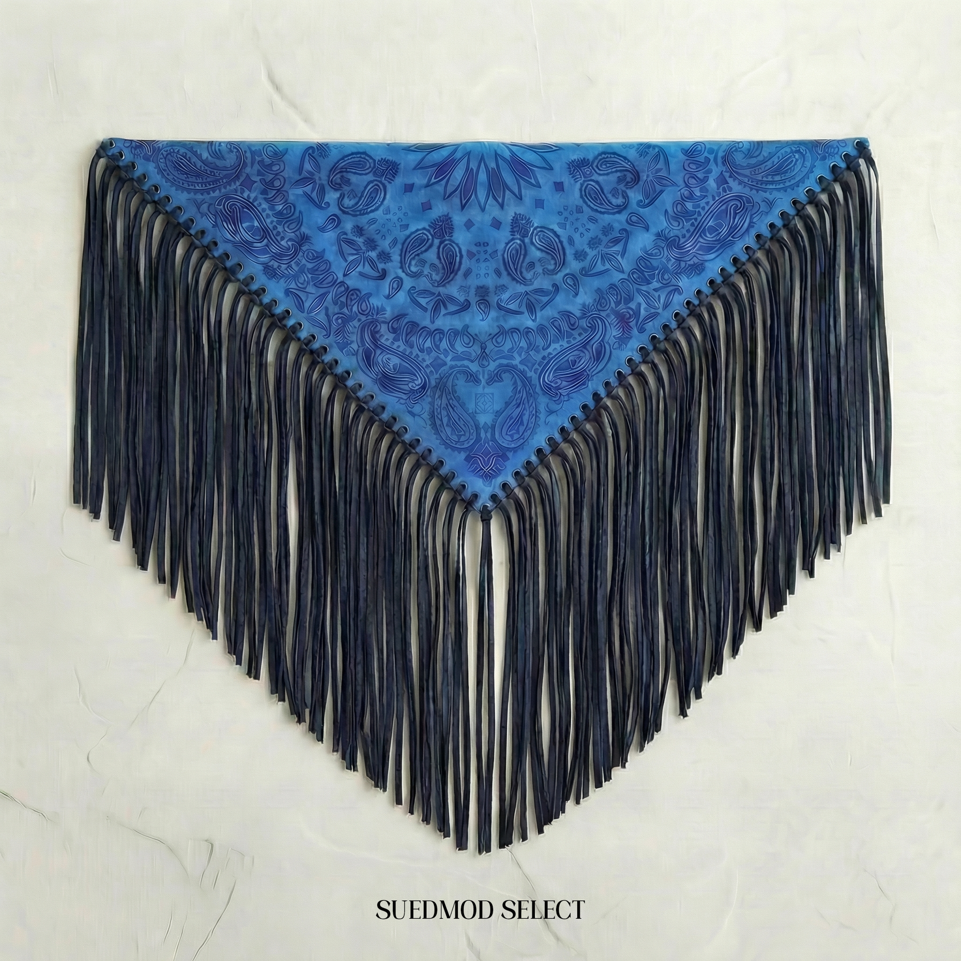 Signature Large Bandanna Scarf Blue Marine