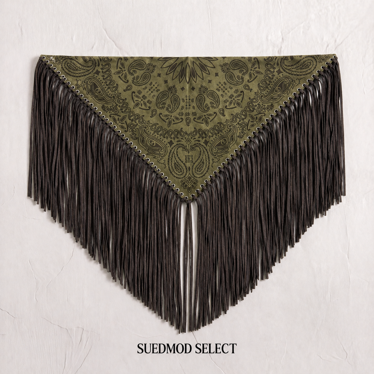 Signature Small Bandanna Scarf Light Khaki