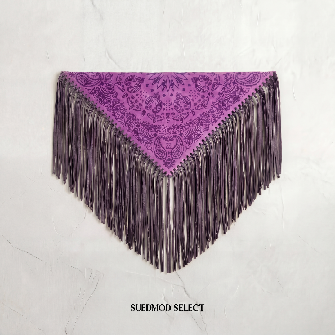 Signature Large Bandanna Scarf Pink Violet