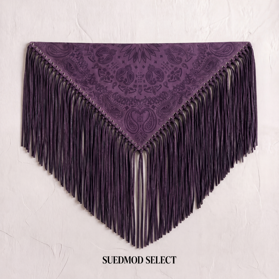 Signature Large Bandanna Scarf Purple