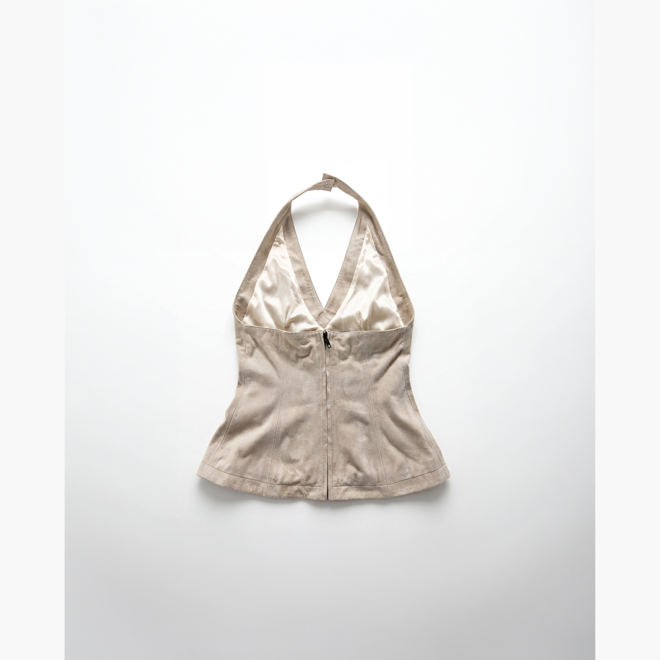 Suede Halter Top