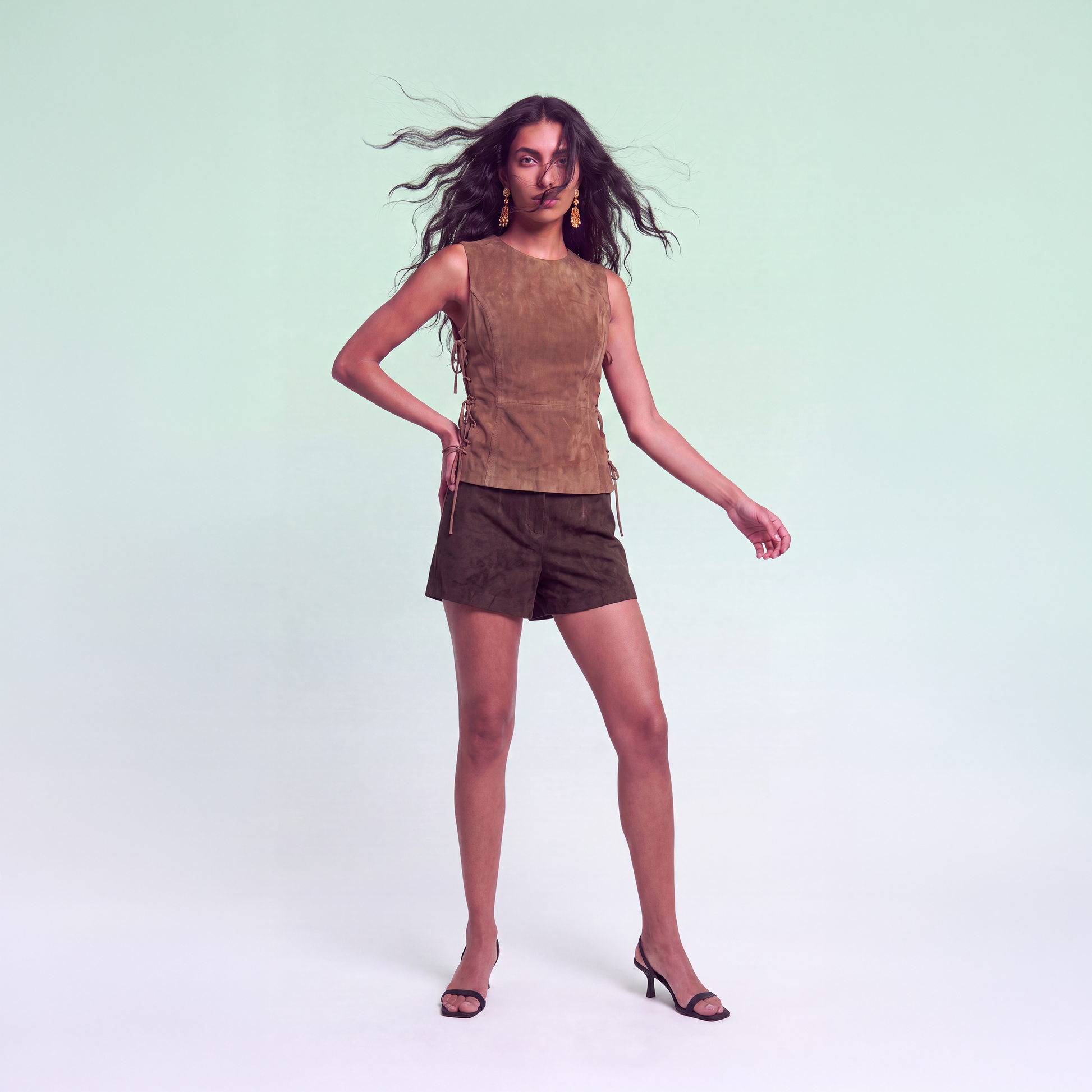 Suede Top