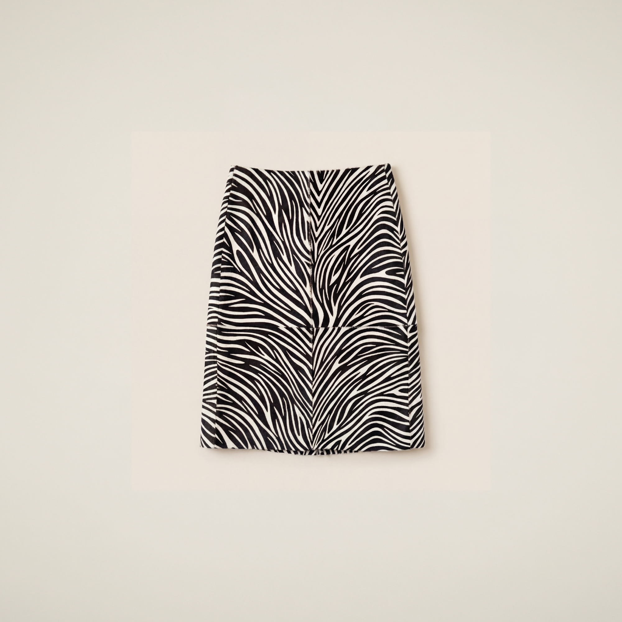 Zebra Midi Skirt