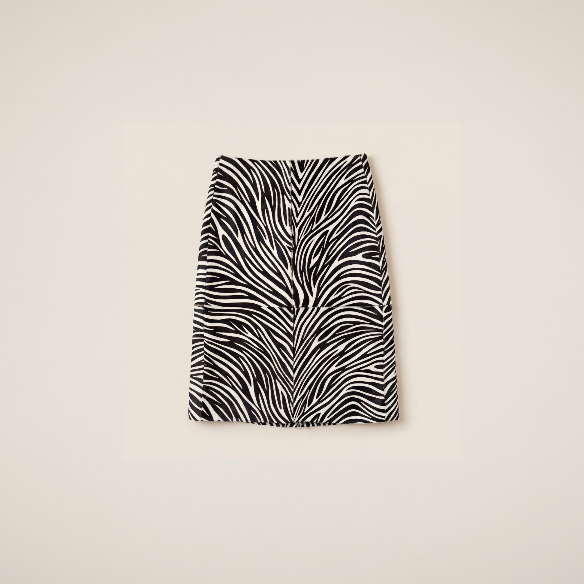 Zebra Midi Skirt